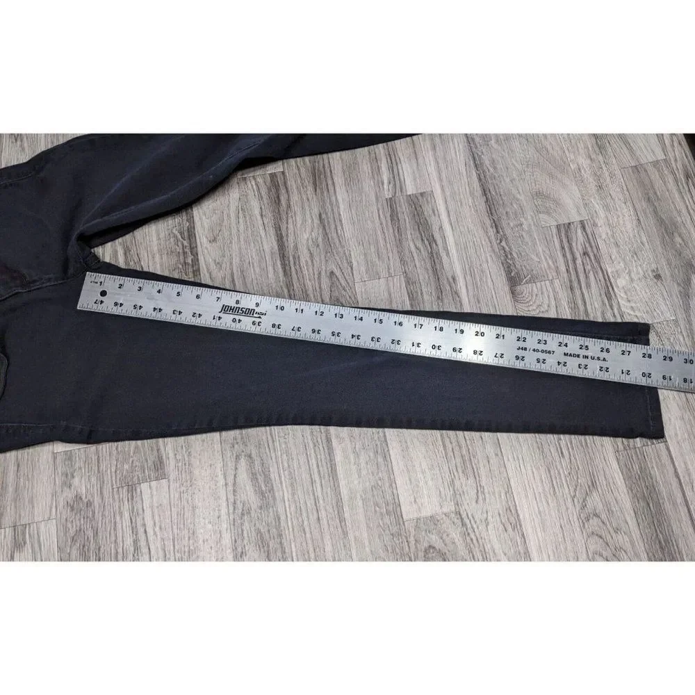 (3/$35) SO Juniors Size 3‎ Regular Skinny Embroidered Pockets Black Denim Jeans